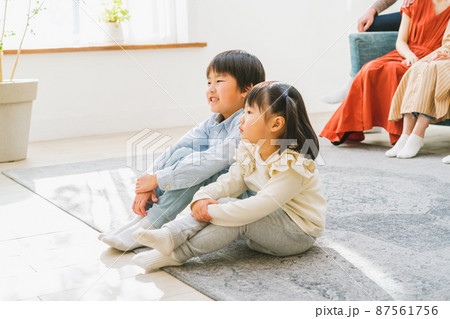 6才と3才の兄妹 6才と3才の兄妹 87561756