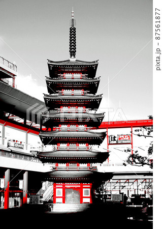 推定復元模型 相模国分寺七重の搭 海老名2 87561877
