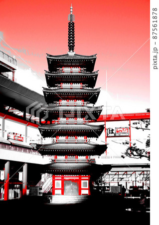 推定復元模型 国分相模国分寺七重の搭 海老名3 87561878