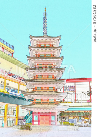 推定復元模型 相模国分寺七重の搭 海老名7 推定復元模型 相模国分寺七重の搭 海老名7 87561882