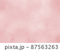 ピンク色の水彩滲み壁紙 87563263