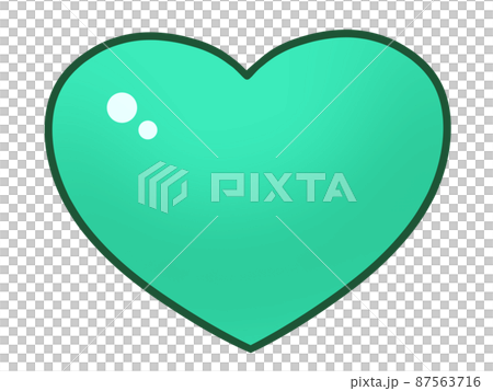 Illustration material of Honwaka Heart 87563716