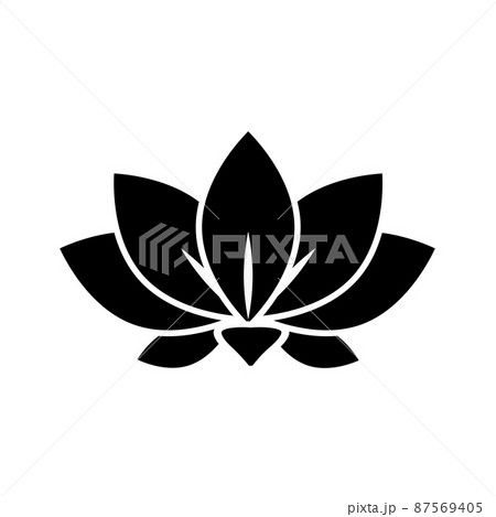 Lily Icon vector illustration flat. High quality black style vector icons 87569405