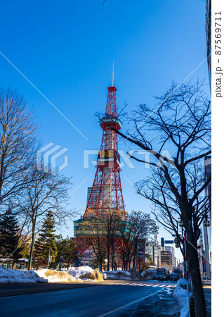 札幌 テレビ塔 都市風景 オリンピックマラソン 札幌 テレビ塔 都市風景 オリンピックマラソン 87569711