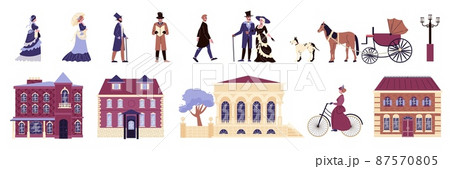 Old Town Icon Set 87570805