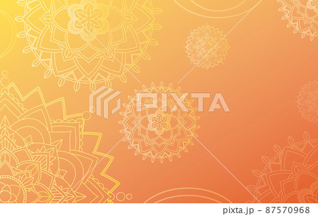 Beautiful mandala background template 87570968