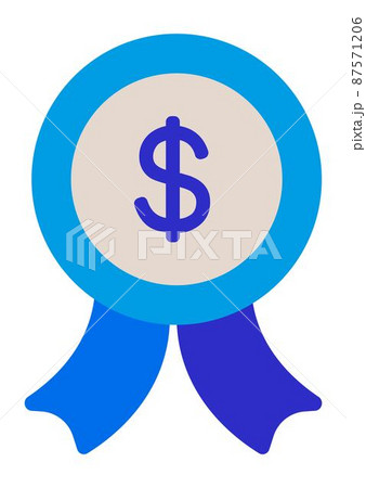 Dollar sign, currency of united states of america 87571206