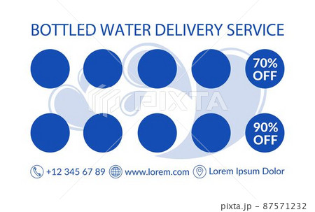Bottled water delivery service, discounts order 87571232