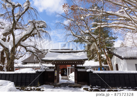 角館武家屋敷の雪化粧 角館武家屋敷の雪化粧 87572328