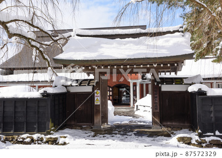 角館武家屋敷の雪化粧 角館武家屋敷の雪化粧 87572329