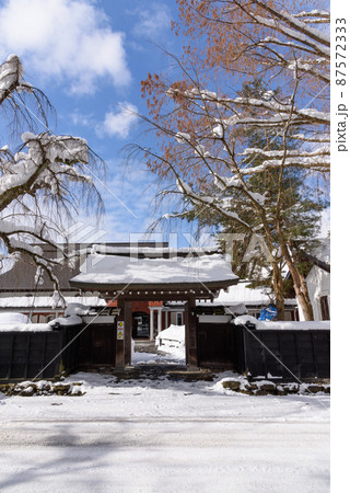 角館武家屋敷の雪化粧 角館武家屋敷の雪化粧 87572333