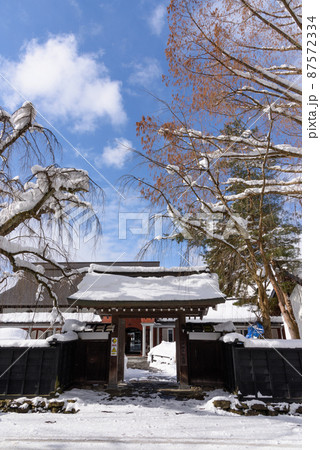 角館武家屋敷の雪化粧 角館武家屋敷の雪化粧 87572334