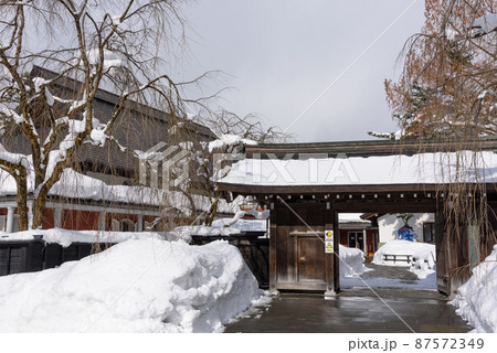 角館武家屋敷の雪化粧 角館武家屋敷の雪化粧 87572349