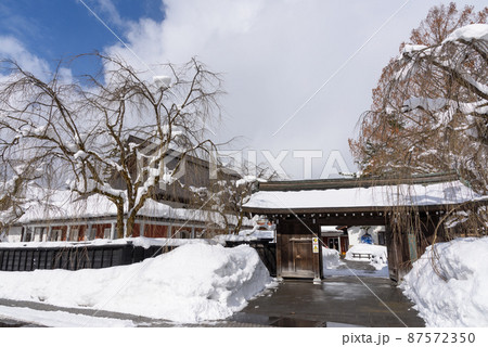 角館武家屋敷の雪化粧 角館武家屋敷の雪化粧 87572350