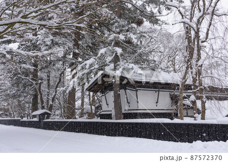 角館武家屋敷の雪化粧 角館武家屋敷の雪化粧 87572370