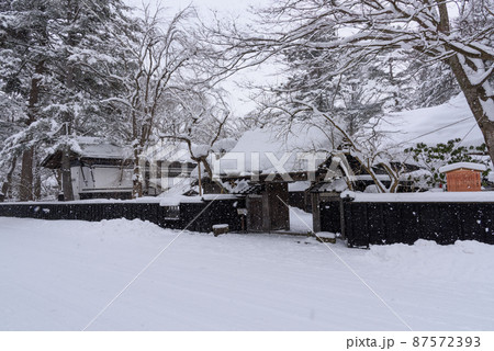 角館武家屋敷の雪化粧 角館武家屋敷の雪化粧 87572393
