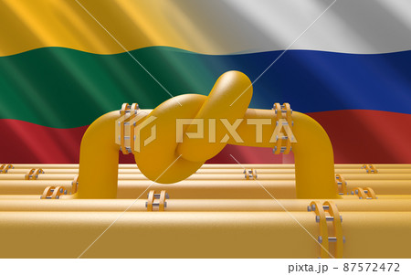 Energy Sanctions Against Russia. Conceptual 3D...のイラスト素材 [87572472] - PIXTA