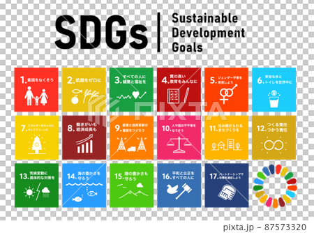 SDGs 17の目標アイコンセット（日本語版） 87573320