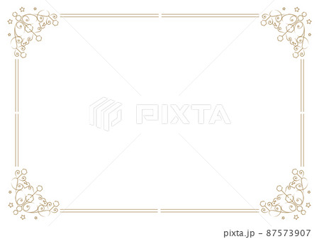 フレーム_エレガント02 87573907