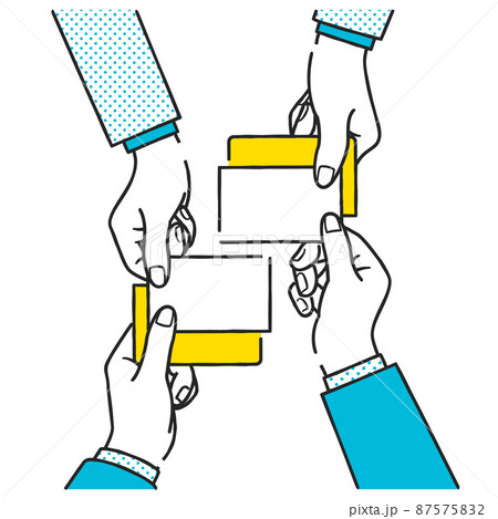 名刺交換のマナー 名刺交換のマナー 87575832