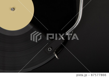 Record player with phonorecord - black. Record player with phonorecord - black. 87577866