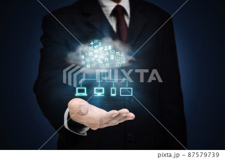 Internet cloud application. Information Technology.  87579739