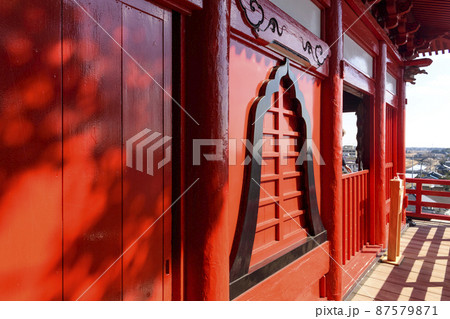 千葉県　浪切不動尊　本堂 87579871