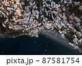 Aerial view of Positano, a little town along Amalfi Coast 87581754