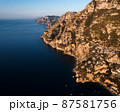 Aerial view of Positano, a little town along Amalfi Coast 87581756