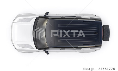 Tula, Russia. February 16, 2022: Land Rover Defender 2020. Expedition SUV for rural areas and outdoor activities. 3d render 87581776