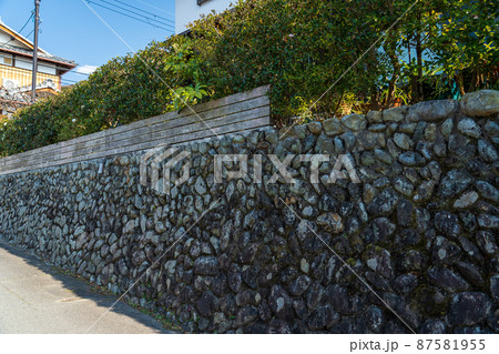 間知石 擁壁 間知石 擁壁 87581955
