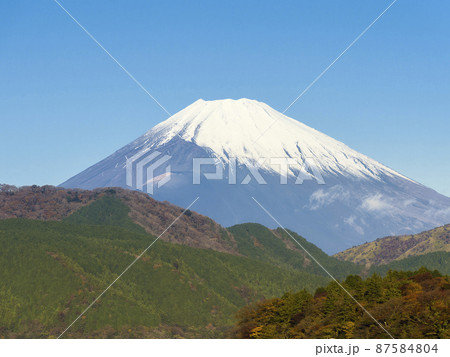 箱根から望む富士山 / Mt. Fuji, Japan 箱根から望む富士山 / Mt. Fuji, Japan 87584804