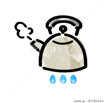 沸騰したやかん 沸騰したやかん 87585034