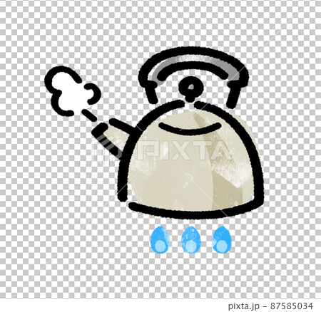 沸騰したやかん 沸騰したやかん 87585034