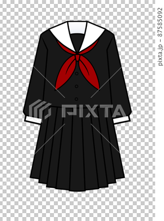 水手服長袖黑色 水手服長袖黑色 87585092
