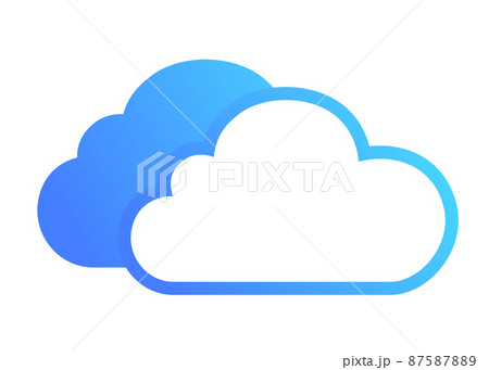 クラウドのイラスト素材 87587889