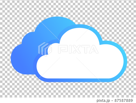雲插圖素材 87587889