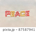 PEACE 刺繍 87587941