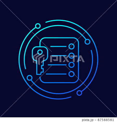 key takeaway line vector icon key takeaway line vector icon 87588581