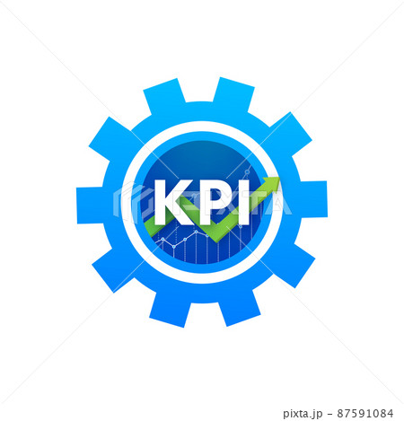 KPI Key Performance Indicator. Measurement, Optimization, Strategy. Vector illustration 87591084