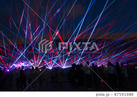 blue laser lights 87591086