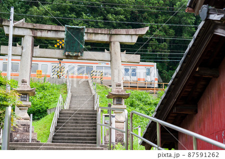 【東海道線】境内を通過する電車 【東海道線】境内を通過する電車 87591262