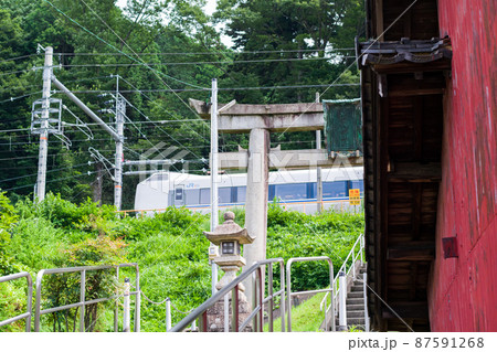 【東海道線】境内を通過する電車 87591268