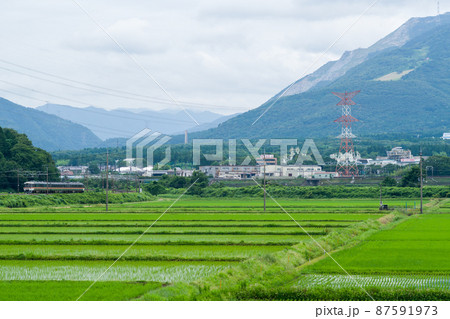 【東海道線】伊吹山を通過するひだ号 87591973