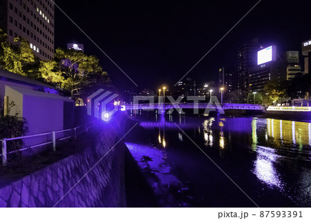 稲荷大橋 京橋川リバーサイド 広島県広島市 稲荷大橋 京橋川リバーサイド 広島県広島市 87593391
