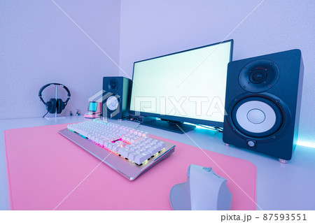 おしゃれなゲーミングデスク おしゃれなゲーミングデスク 87593551