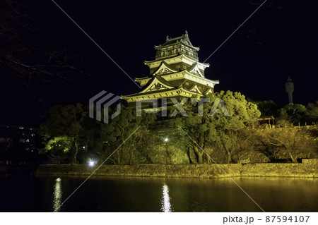 広島城 天守閣 広島県広島市 広島城 天守閣 広島県広島市 87594107
