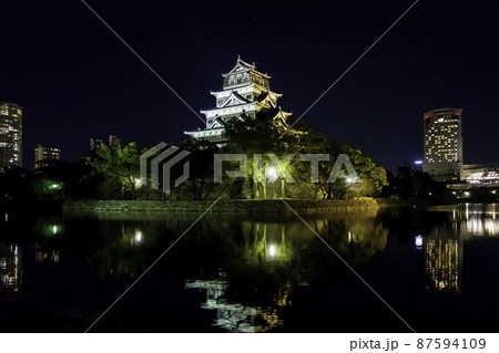 広島城 天守閣 広島県広島市 広島城 天守閣 広島県広島市 87594109