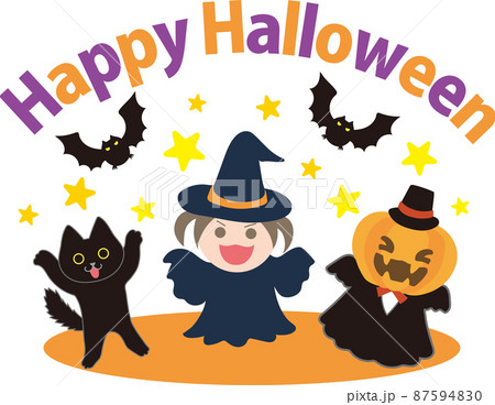 ハロウィンイメージイラスト ハロウィンイメージイラスト 87594830