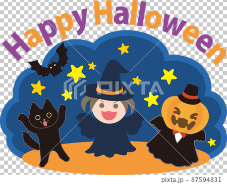 ハロウィンイメージイラスト ハロウィンイメージイラスト 87594831